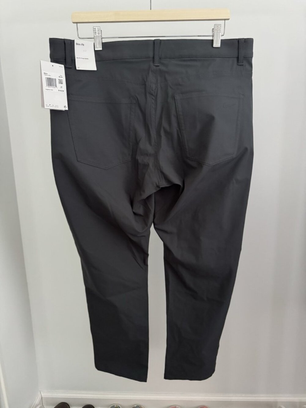 Nike Golf Slim Fit Pants Men's 36x30 Dark Gray FD5615-070 NWT